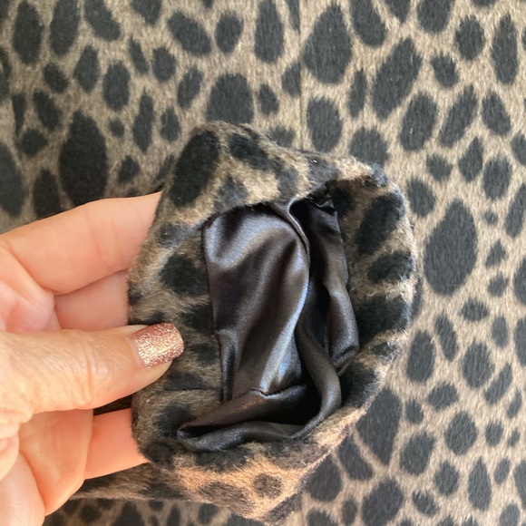 Shelli Segal WM SZM Fitted Animal Print Mid Length Jacket Contemporary Career - Picture 8 of 16
